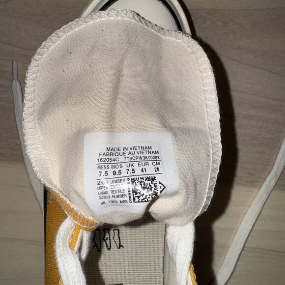 Converse Chuck Taylor All Star 70 Hi Sunflower Shoe Unisex Men's 7.5 Women's 9.5 - Picture 7 of 9